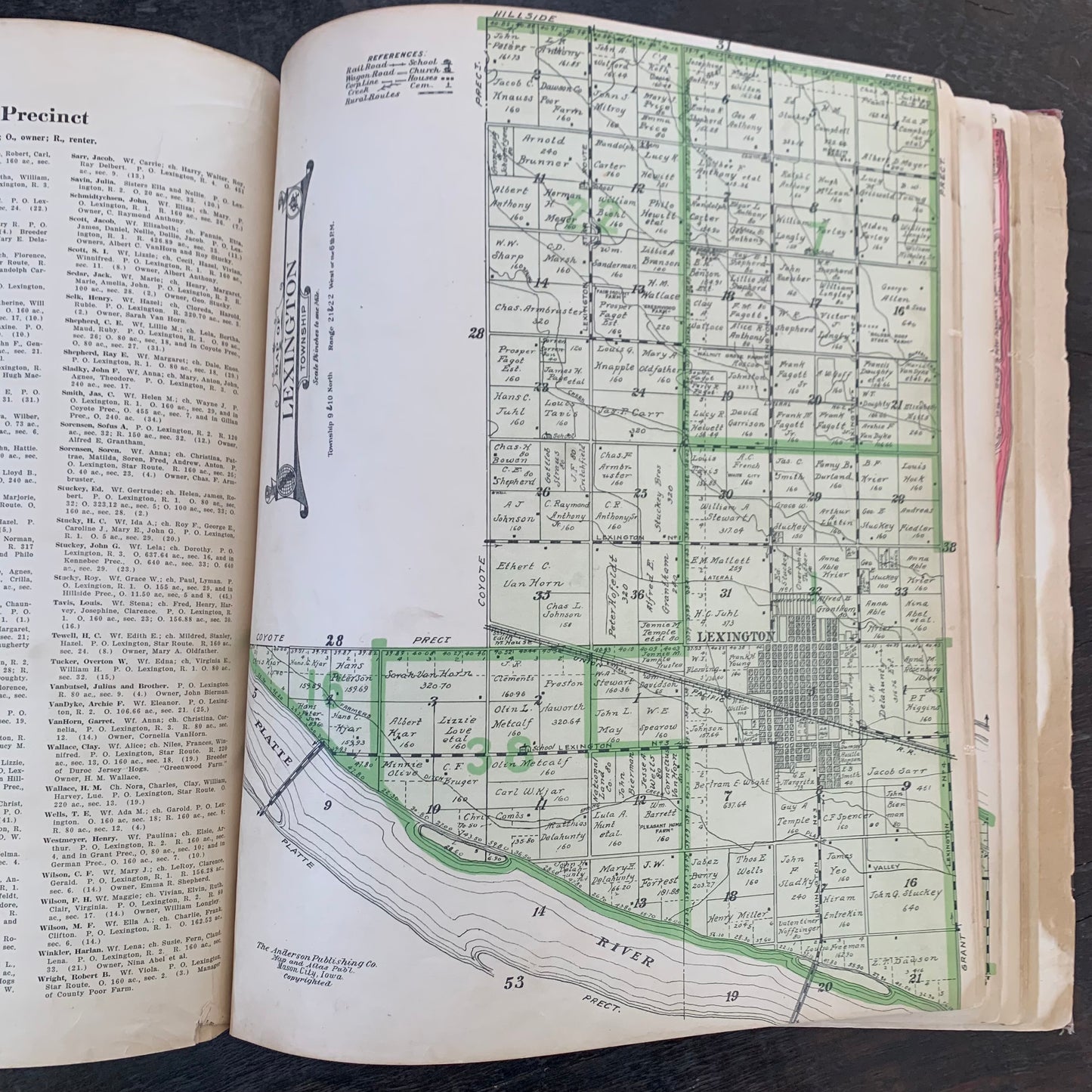 1919 Atlas of Dawson County Nebraska