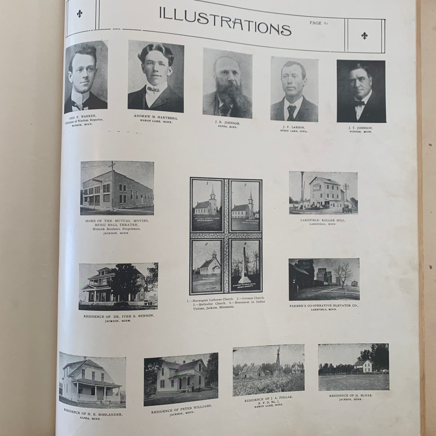 Standard Atlas of Jackson County Minnesota, 1914