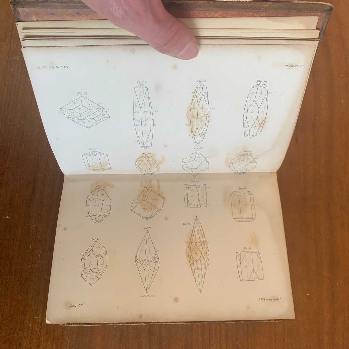 1837 Atlas to description d'une collection de minéraux, formée par m. Henri Heuland by Armand Levy
