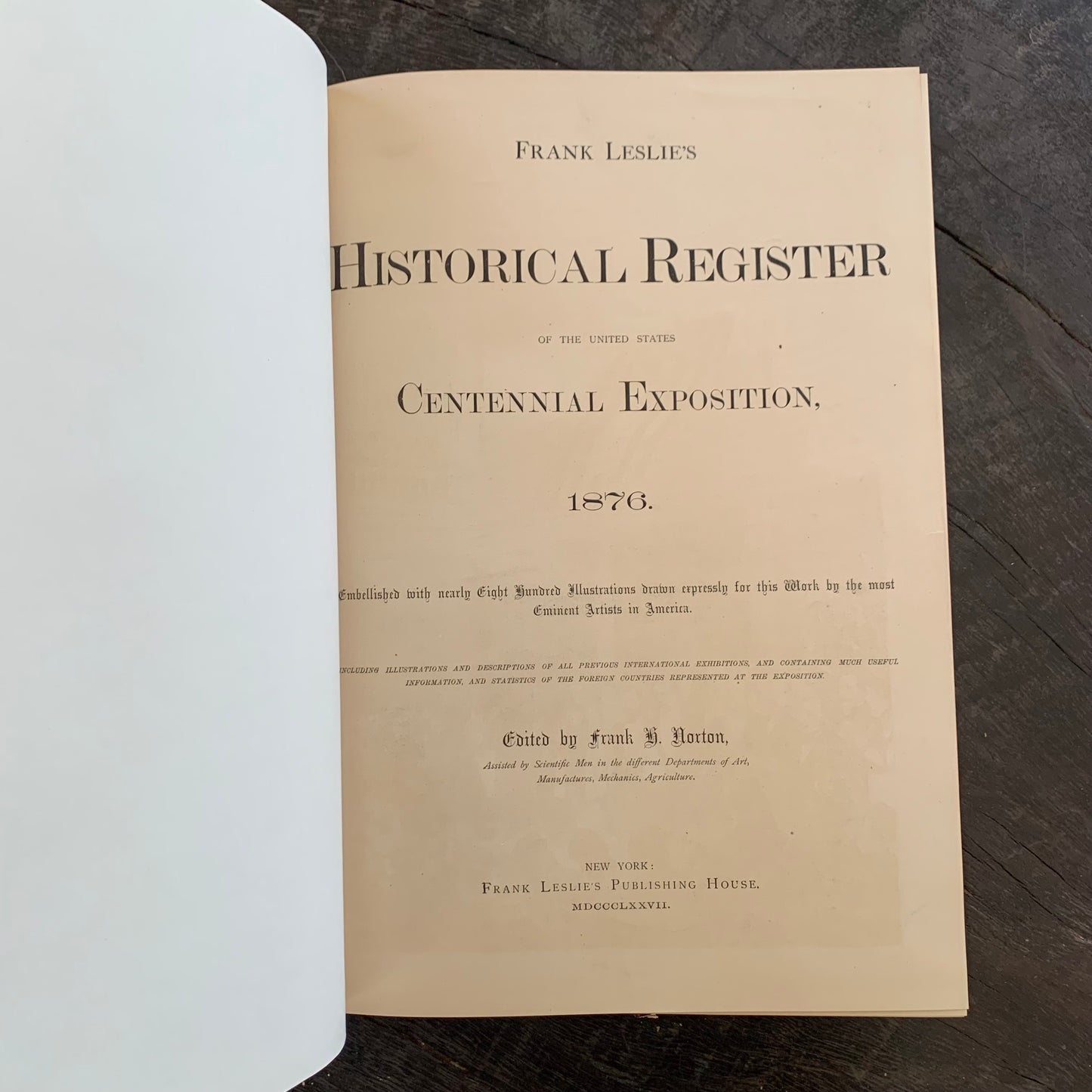 Frank Leslie’s Historical Register of the United States Centennial Exposition, 1876