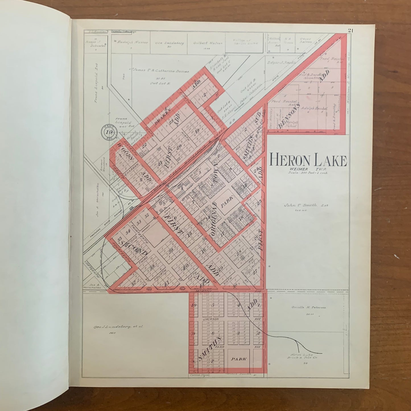 Standard Atlas of Jackson County Minnesota, 1936