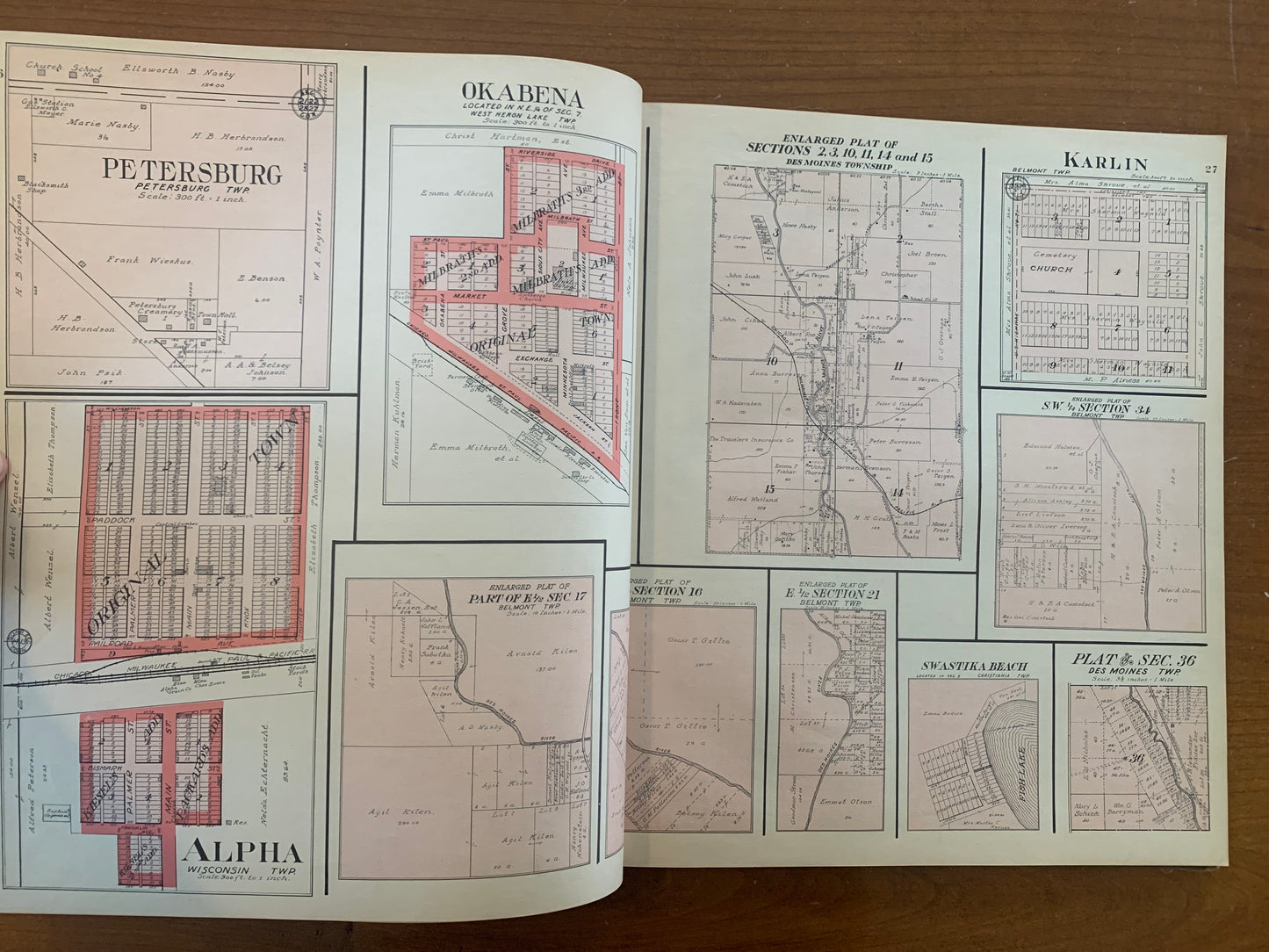 Standard Atlas of Jackson County Minnesota, 1936