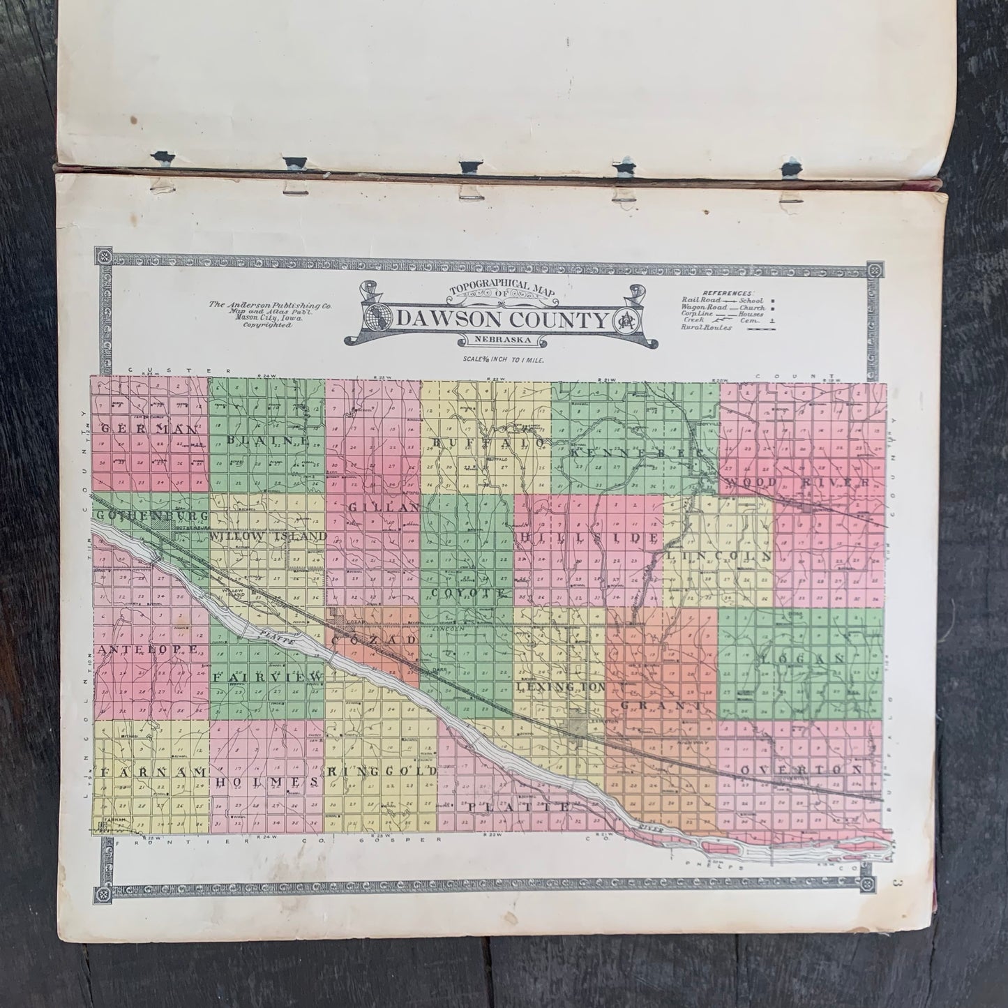 1919 Atlas of Dawson County Nebraska