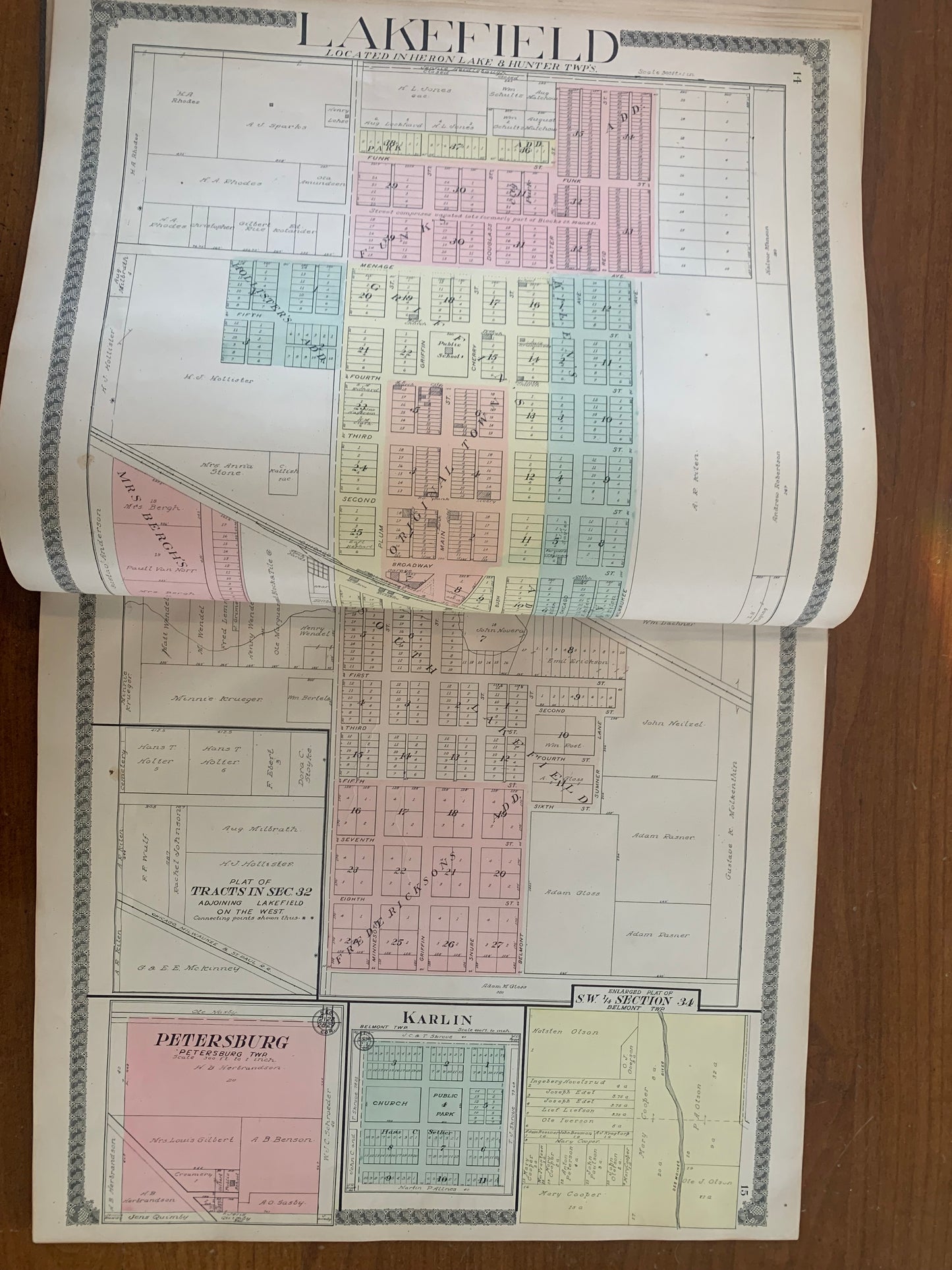 Standard Atlas of Jackson County Minnesota, 1914