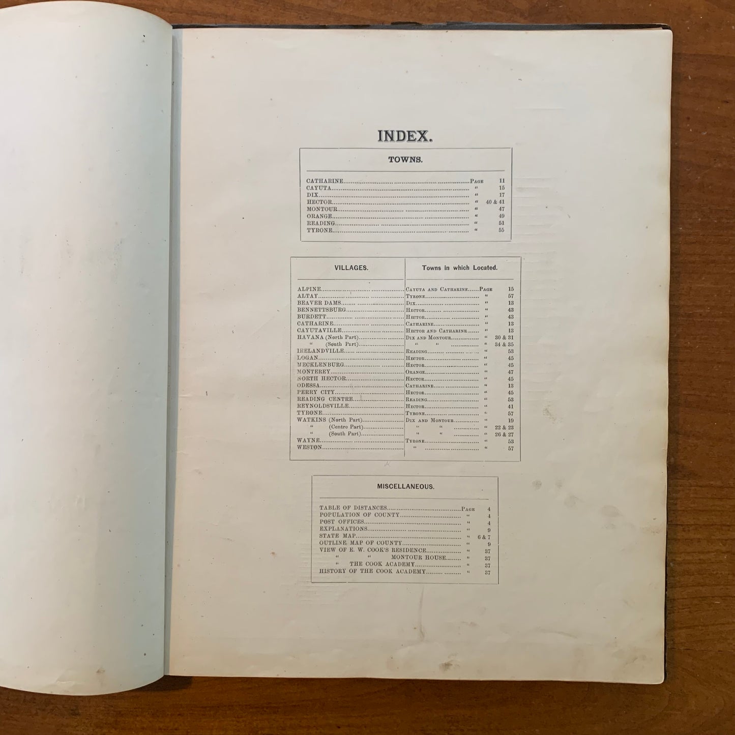 Atlas of Schuyler County New York, 1874