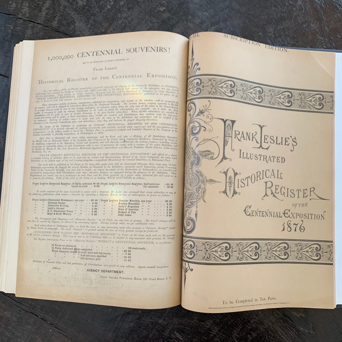 Frank Leslie’s Historical Register of the United States Centennial Exposition, 1876