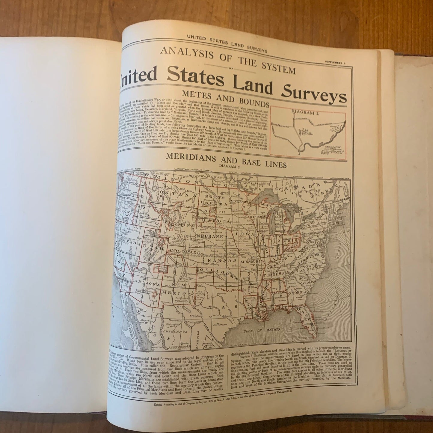1916 Standard Atlas of Lafayette County Wisconsin Plat Book Ogle