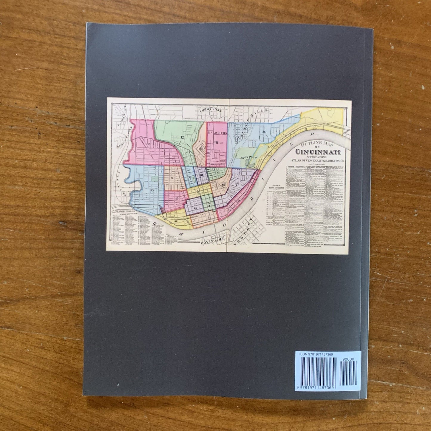 1869 Atlas of Hamilton County, Ohio / Cincinnati Plate Book / Facsimile