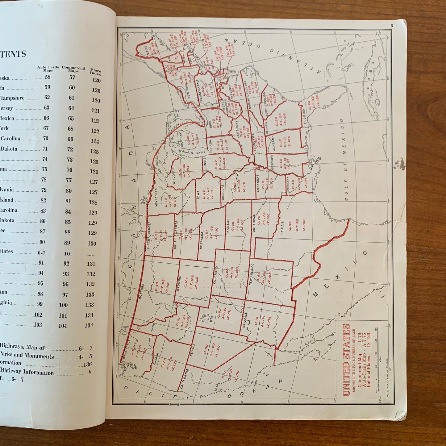 Auto Trails and Commercial Survey of the United States, 1921