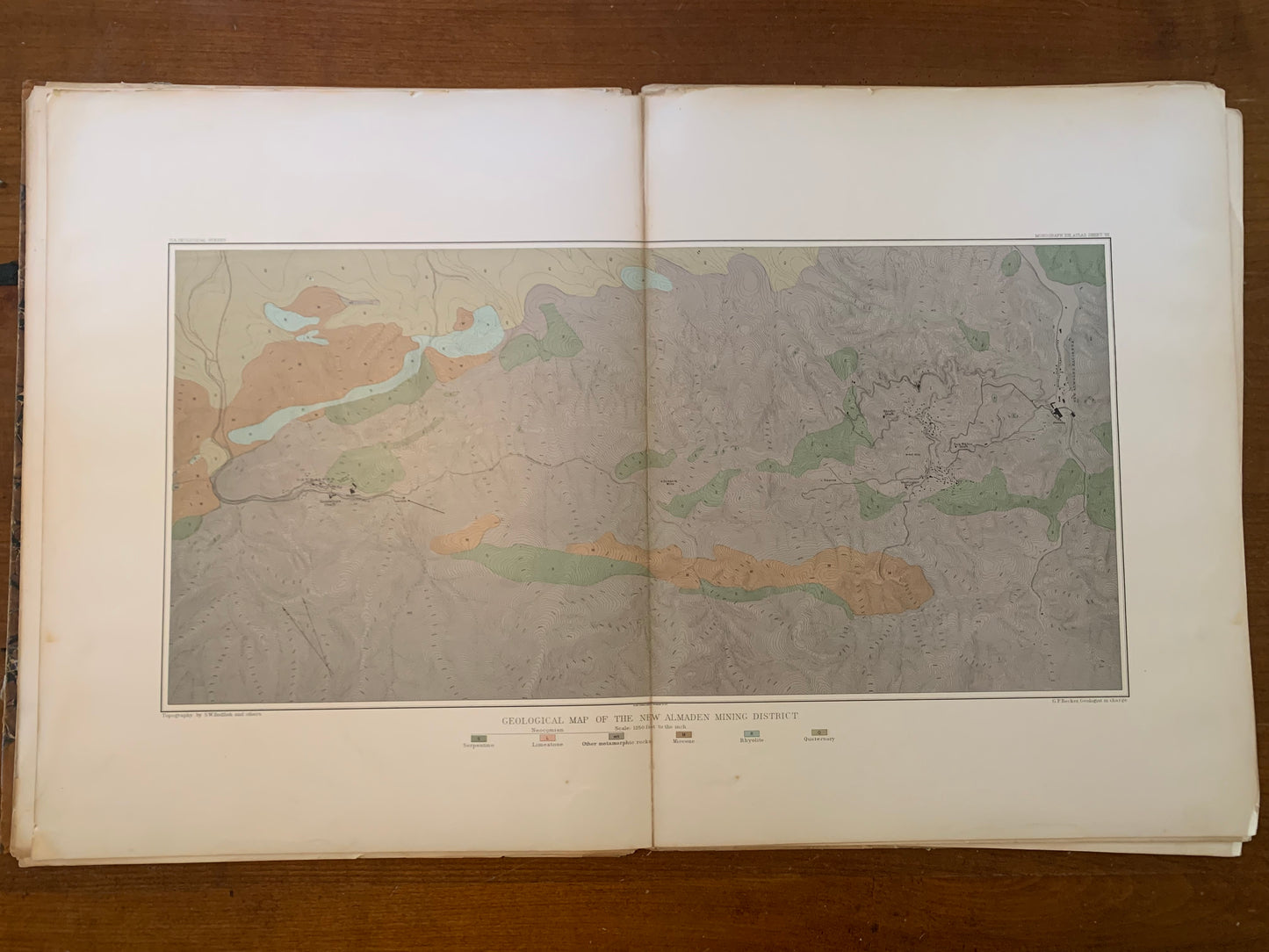 Atlas to Accompany a Monograph on the Geography of the Quicksilver Deposits of the Pacific Slope, 1887