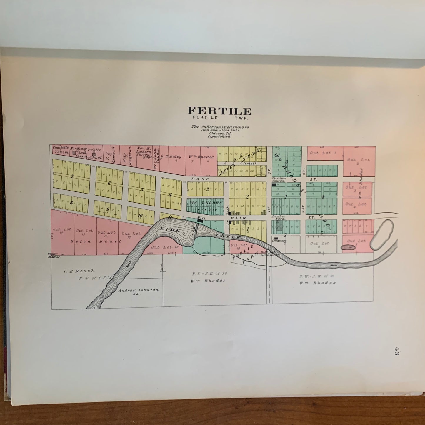 Standard Historical Atlas of Worth County Iowa, 1913