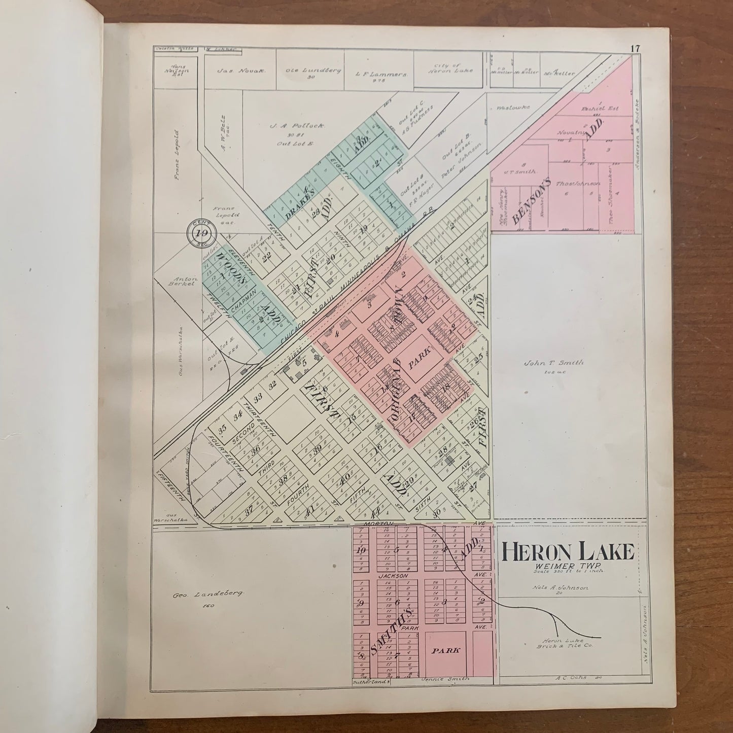 Standard Atlas of Jackson County Minnesota, 1914