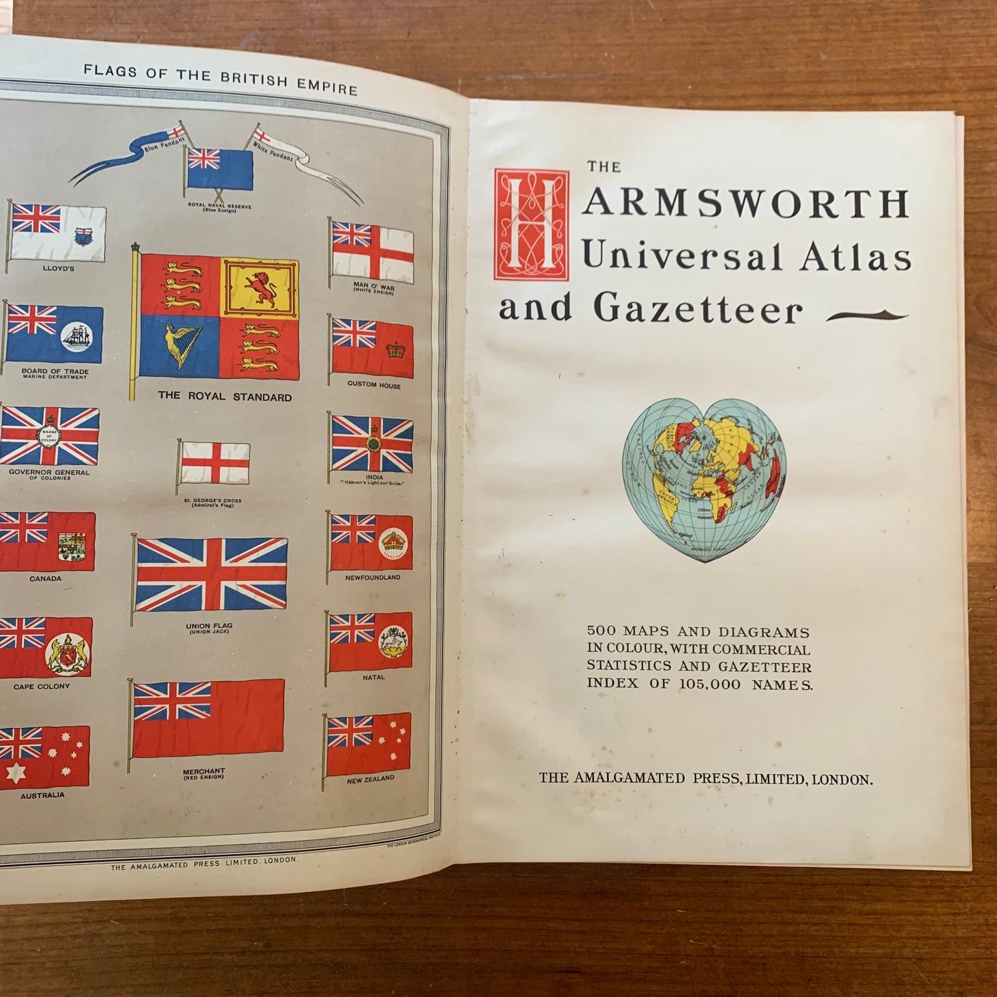 The Harmsworth Universal Atlas and Gazetteer, early 1900s