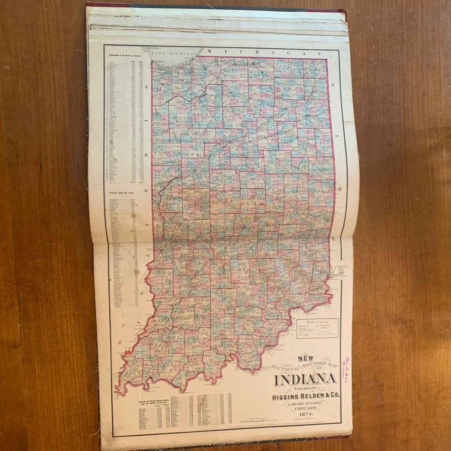 An Illustrated Historical Atlas of Elkhart County Indiana, 1874 REBOUND