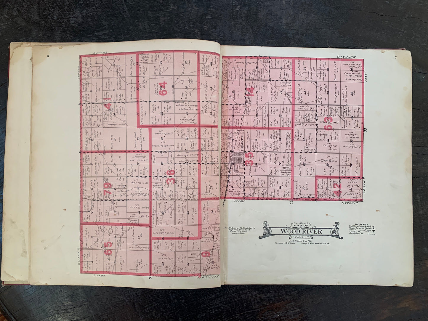 1919 Atlas of Dawson County Nebraska