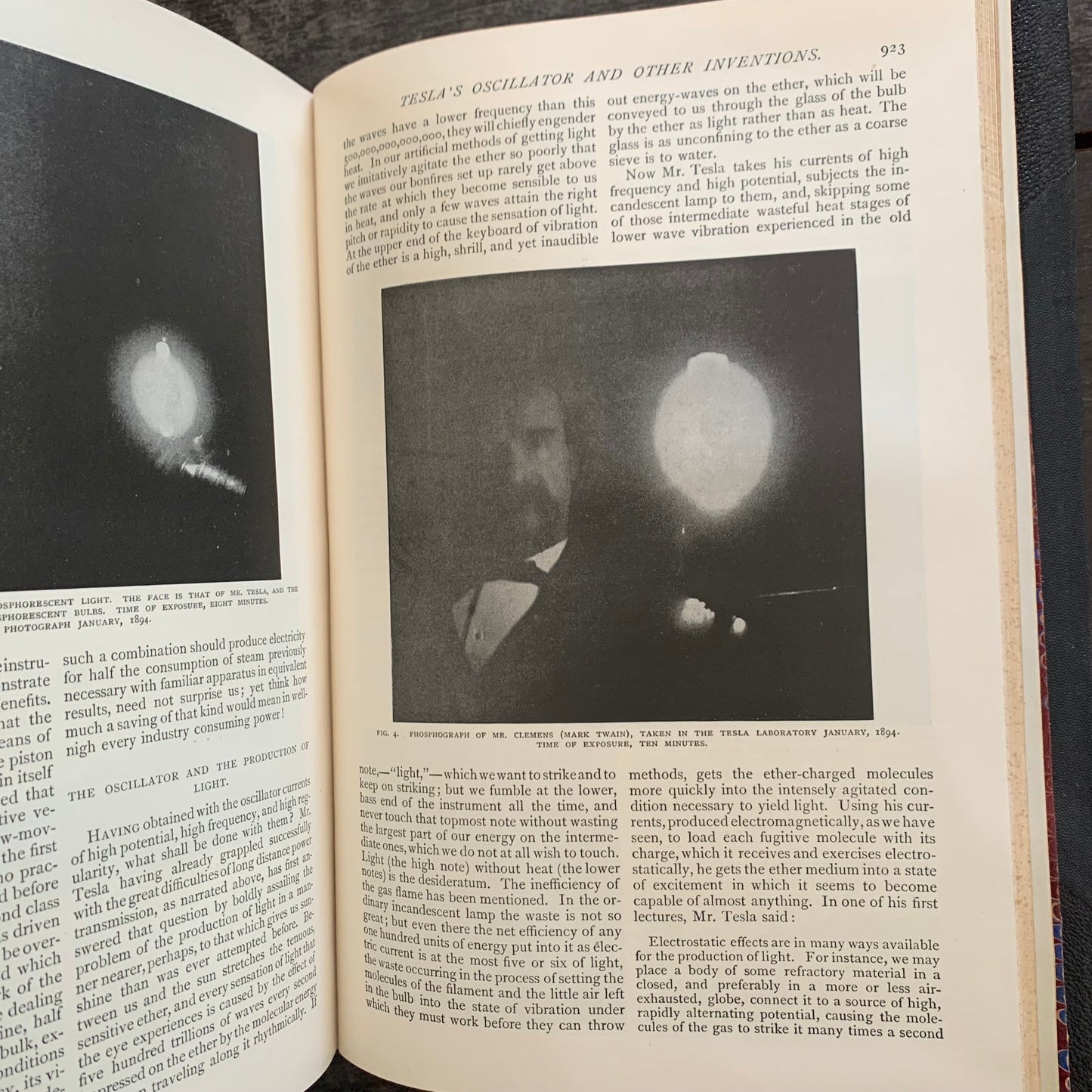 Tesla’s Oscillator and Other Inventions w/ Illustrations Century Magazine 1895
