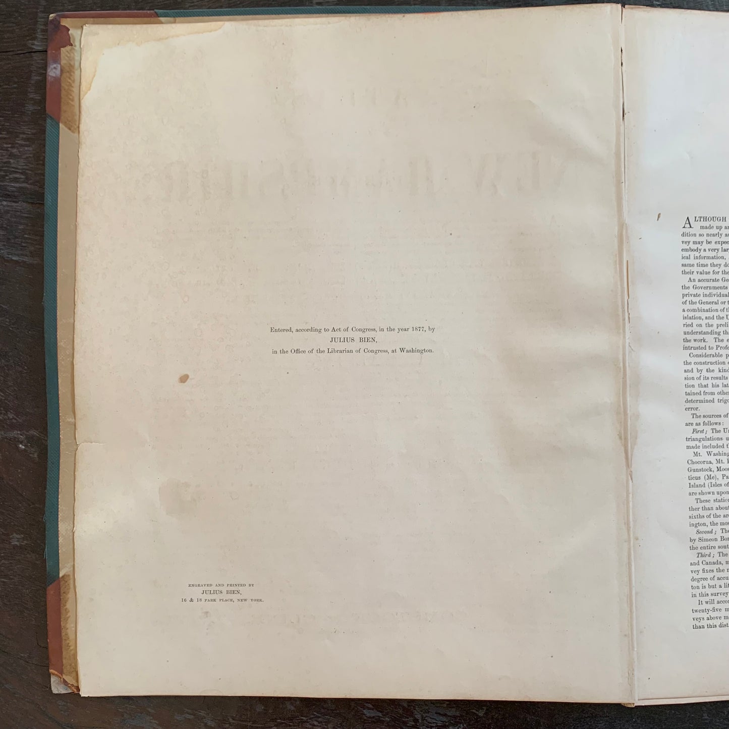 1877 Atlas of the State of New Hampshire