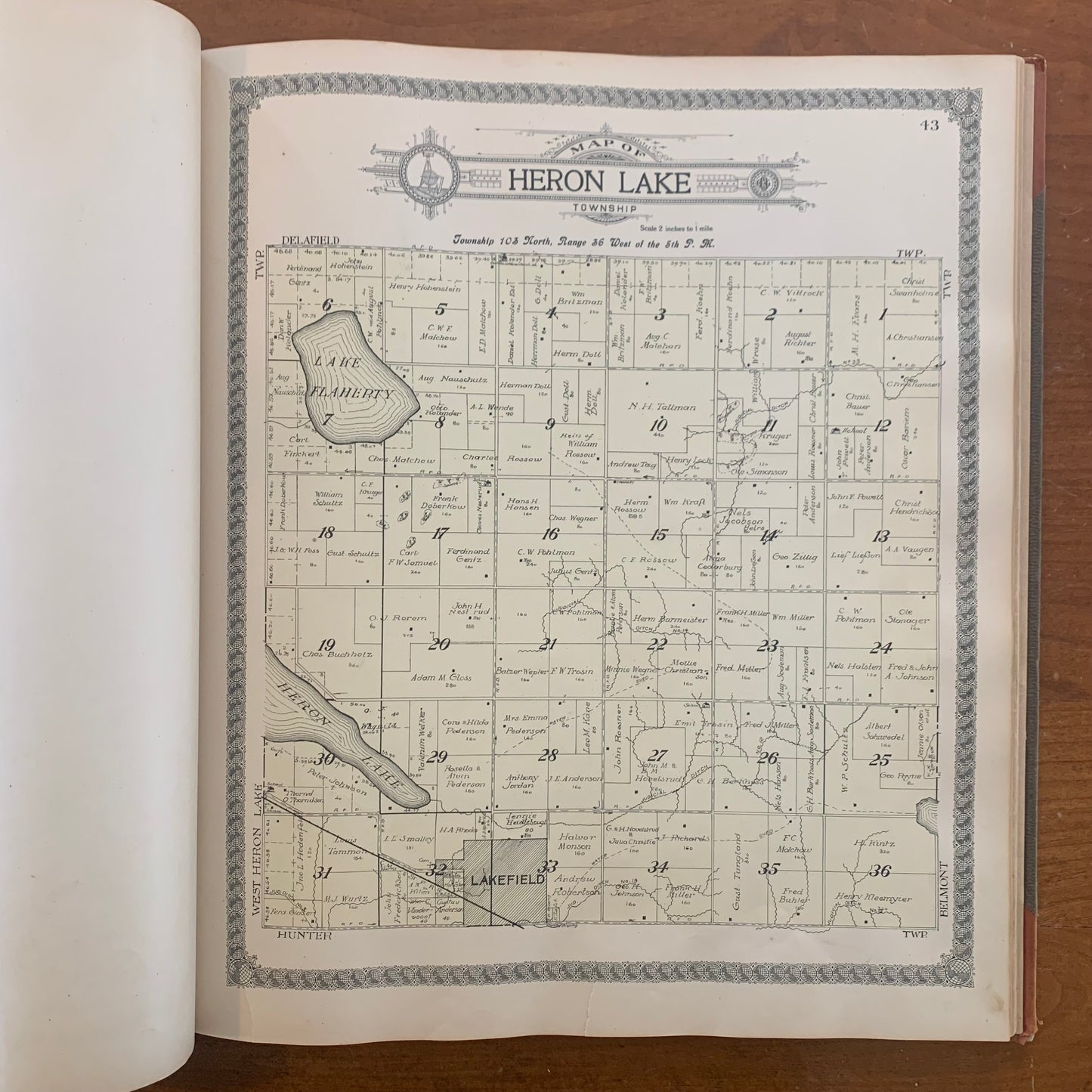 Standard Atlas of Jackson County Minnesota, 1914
