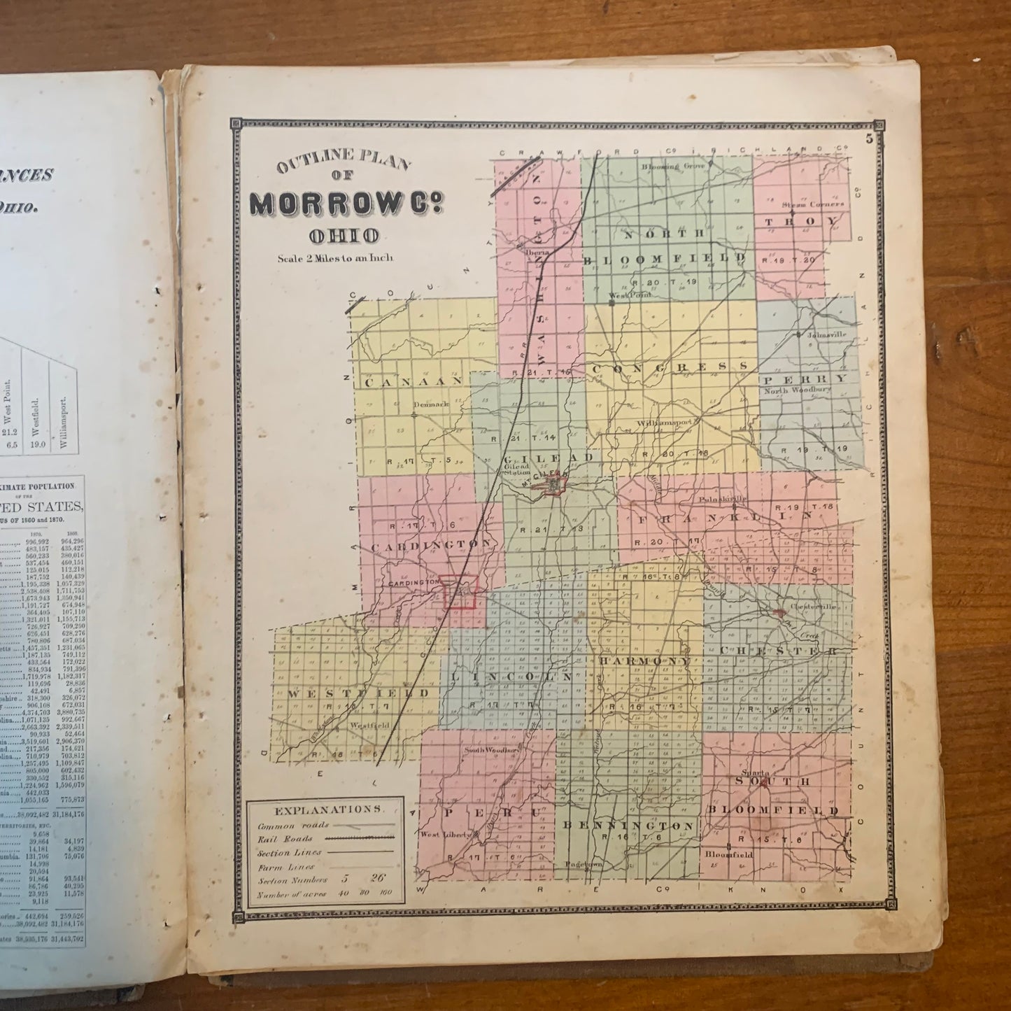 Atlas of Morrow County Ohio, 1871