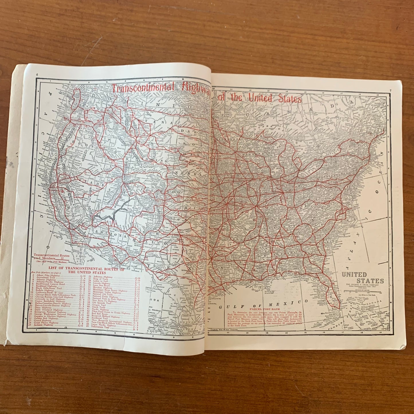 Auto Trails and Commercial Survey of the United States, 1921
