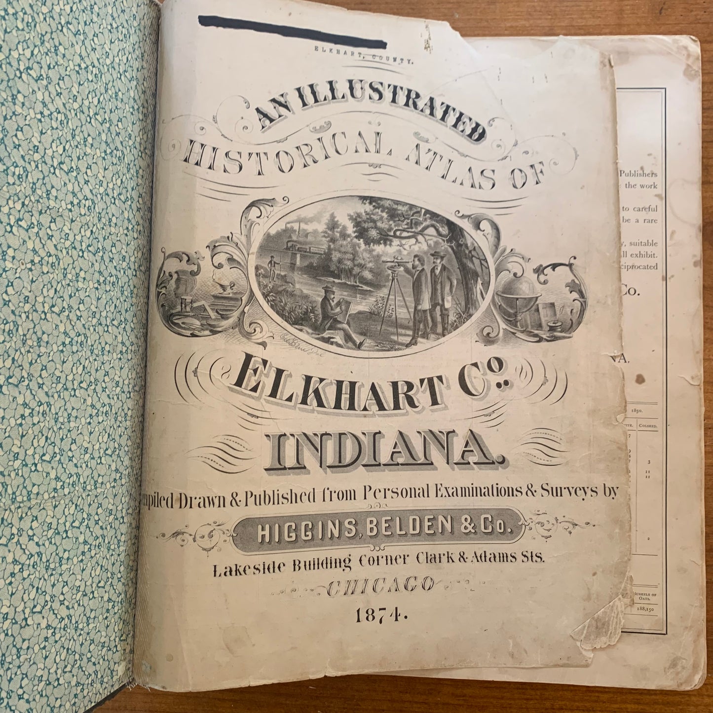 An Illustrated Historical Atlas of Elkhart County Indiana, 1874