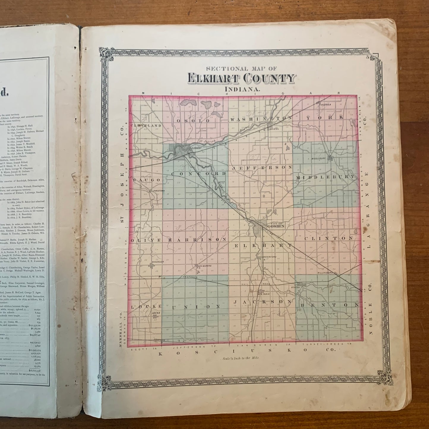 An Illustrated Historical Atlas of Elkhart County Indiana, 1874