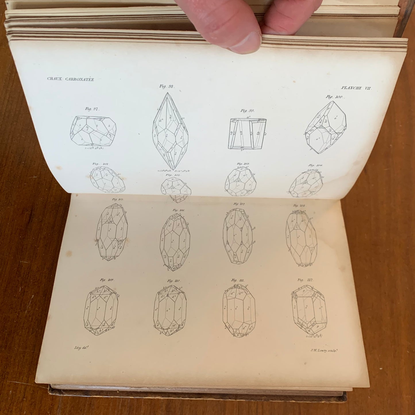 1837 Atlas to description d'une collection de minéraux, formée par m. Henri Heuland by Armand Levy