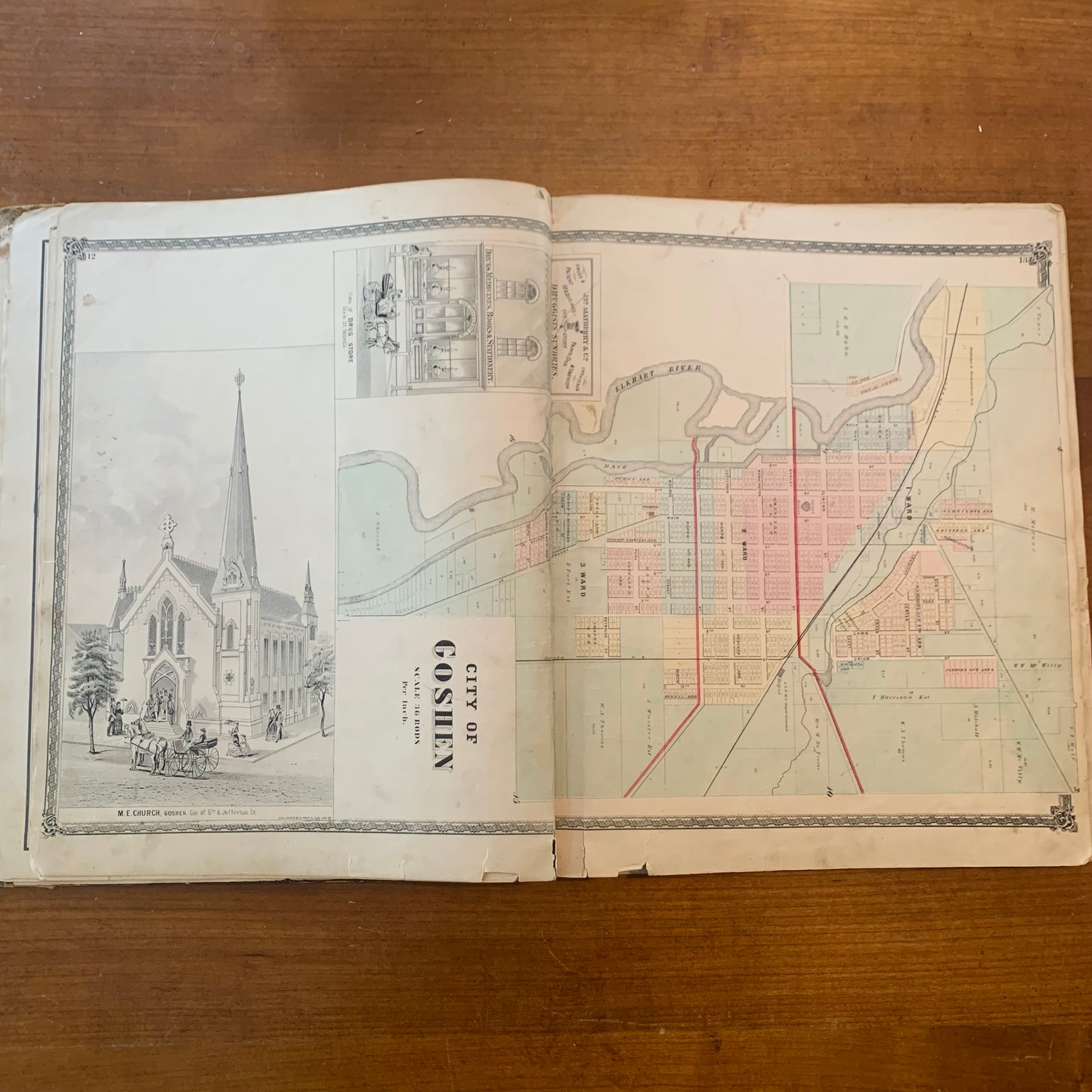 An Illustrated Historical Atlas of Elkhart County Indiana, 1874