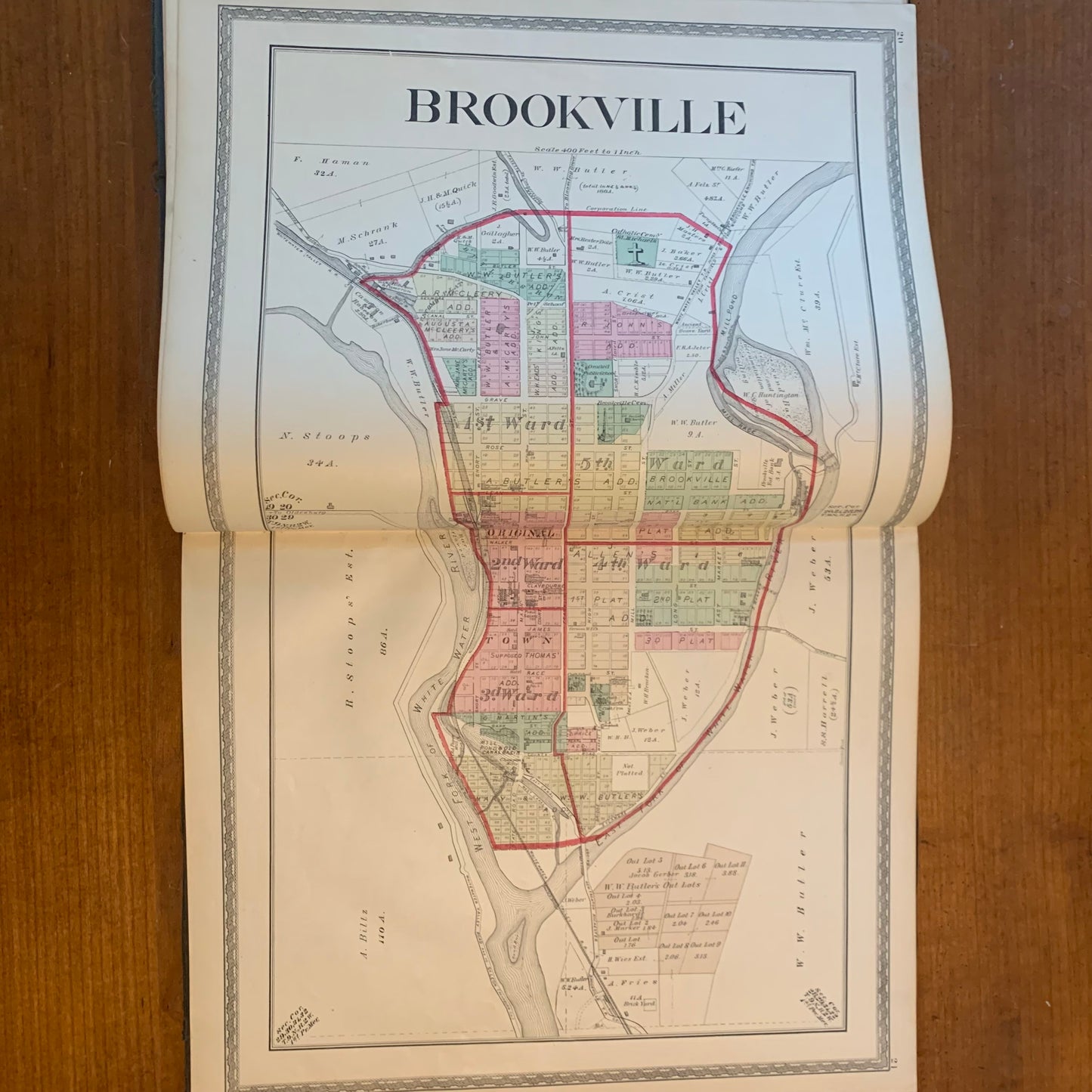 Atlas of Franklin County Indiana to Which Are Added Various General Maps, History, Statistics, Illustrations, 1882