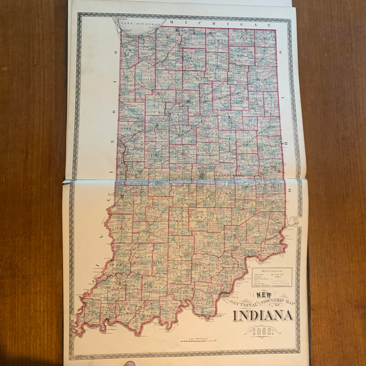 Atlas of Franklin County Indiana to Which Are Added Various General Maps, History, Statistics, Illustrations, 1882