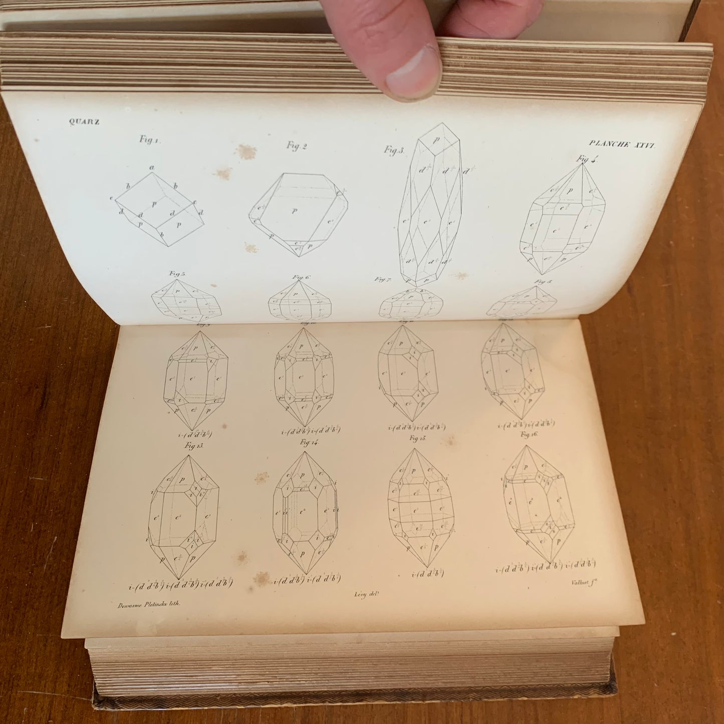 1837 Atlas to description d'une collection de minéraux, formée par m. Henri Heuland by Armand Levy