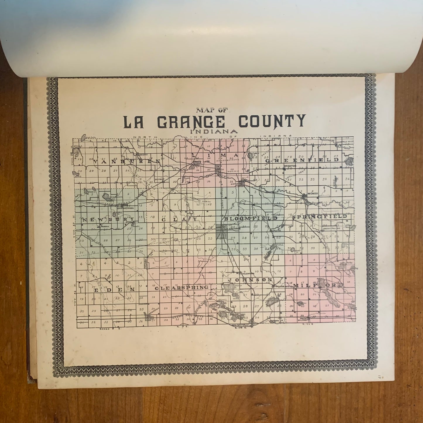 llustrated Atlas and Columbian Souvenir of LaGrange County, Indiana, 1893