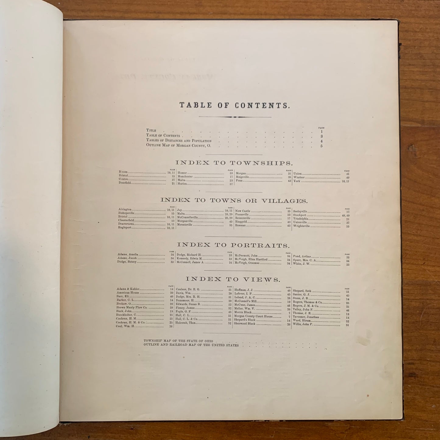 Atlas of Morgan County Ohio, 1875