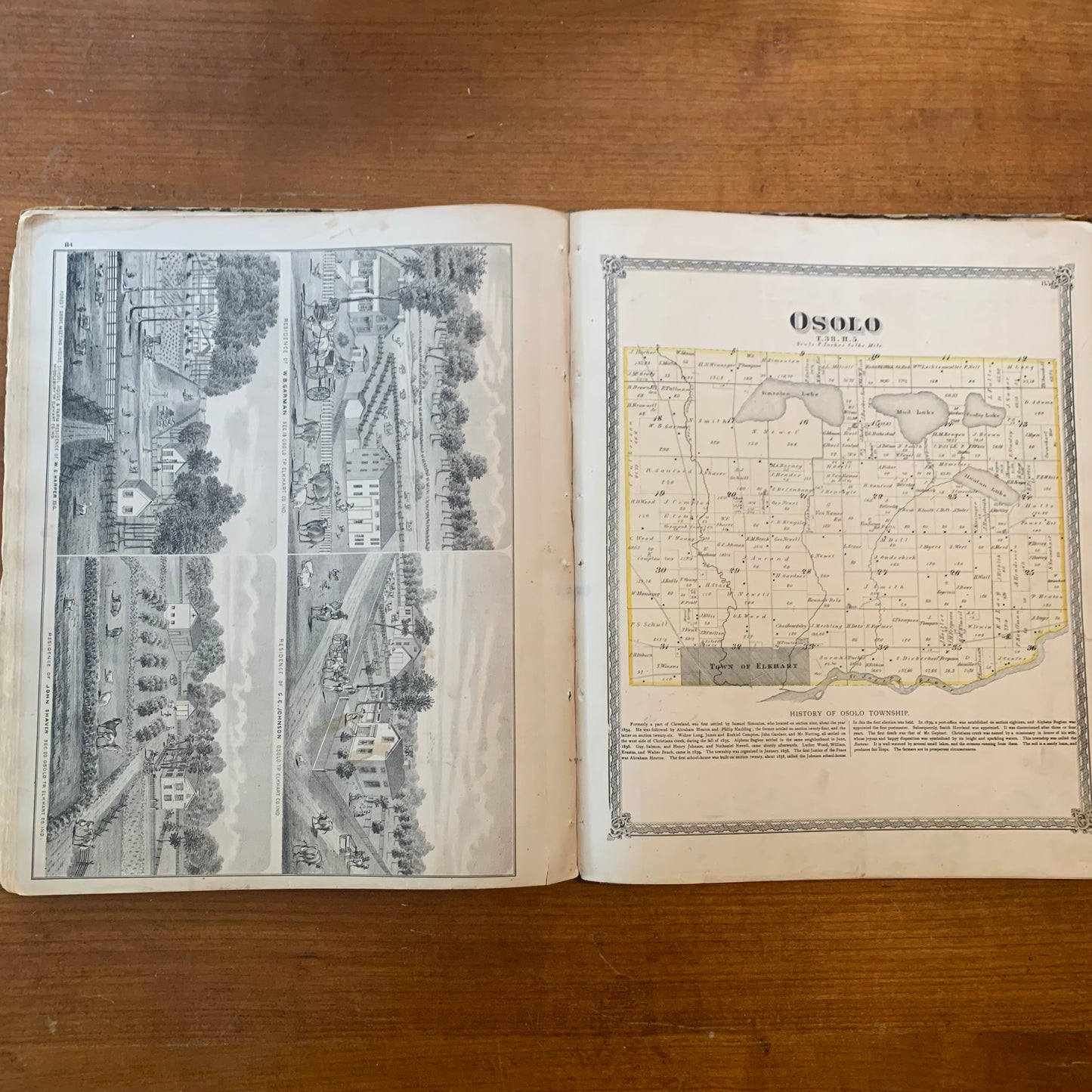 An Illustrated Historical Atlas of Elkhart County Indiana, 1874