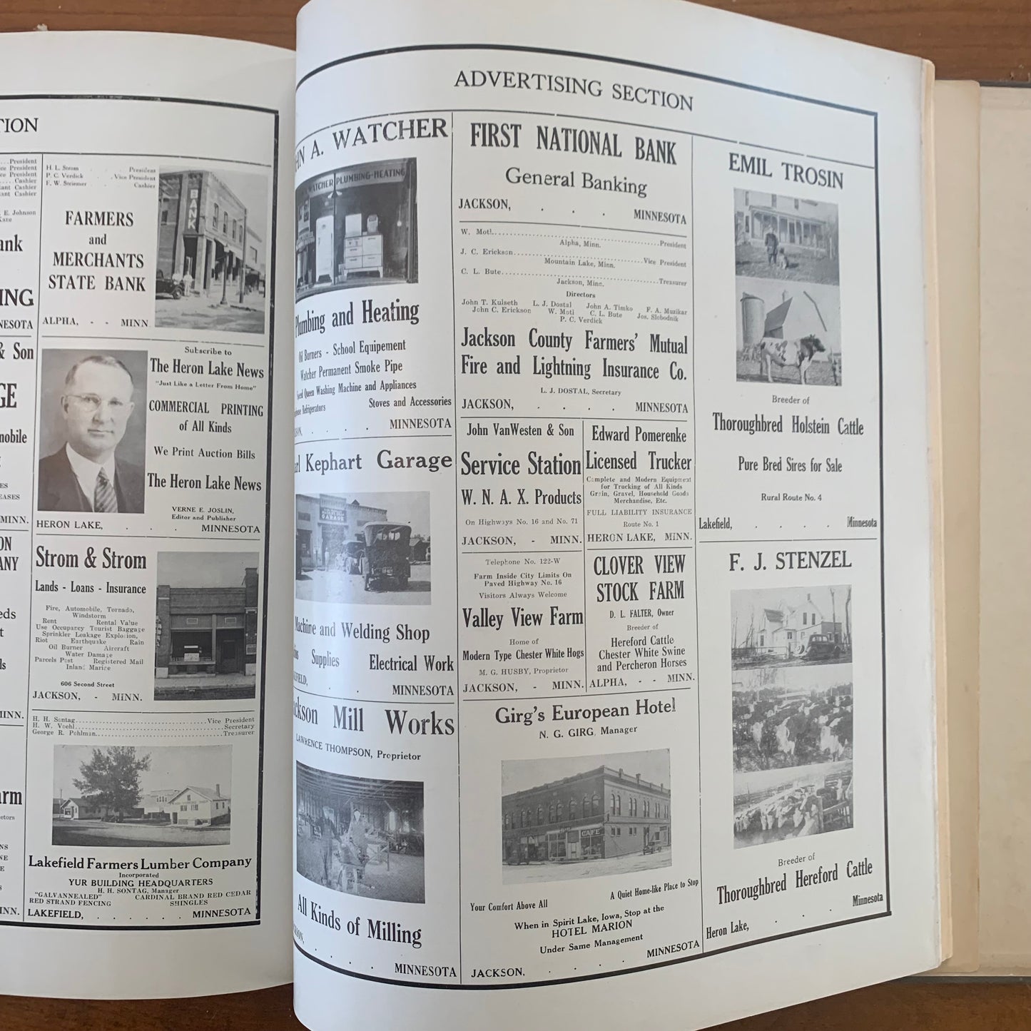 Standard Atlas of Jackson County Minnesota, 1936