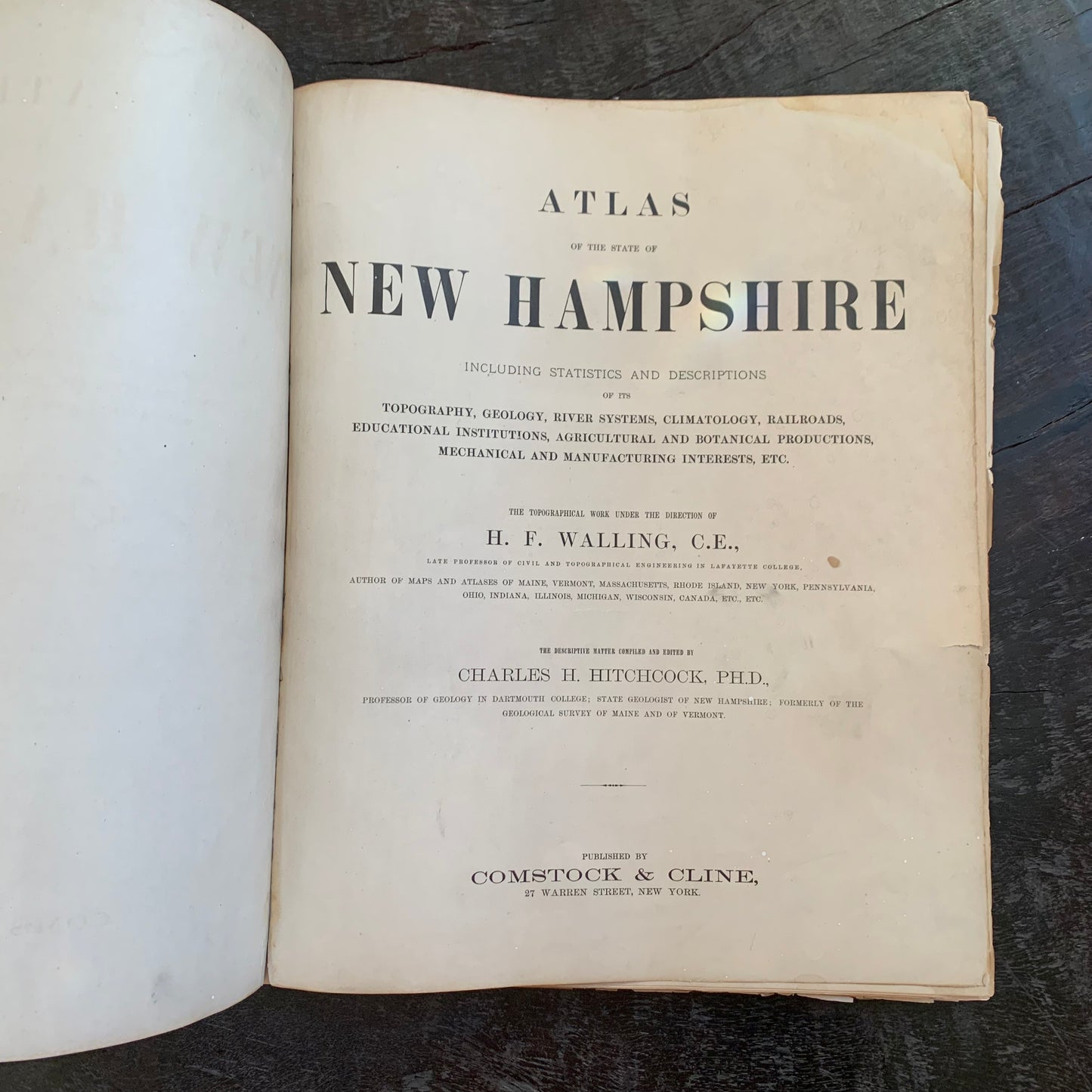 1877 Atlas of the State of New Hampshire