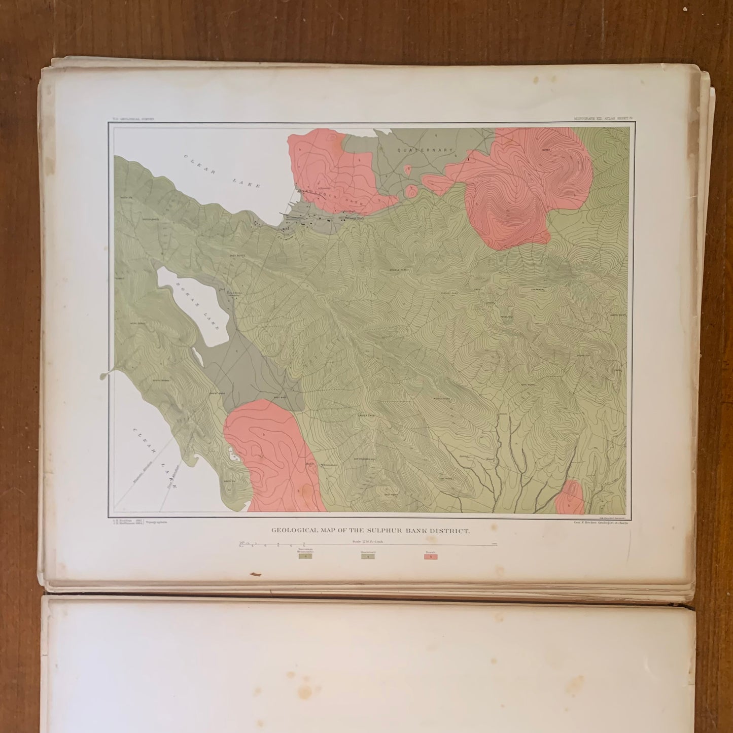 Atlas to Accompany a Monograph on the Geography of the Quicksilver Deposits of the Pacific Slope, 1887