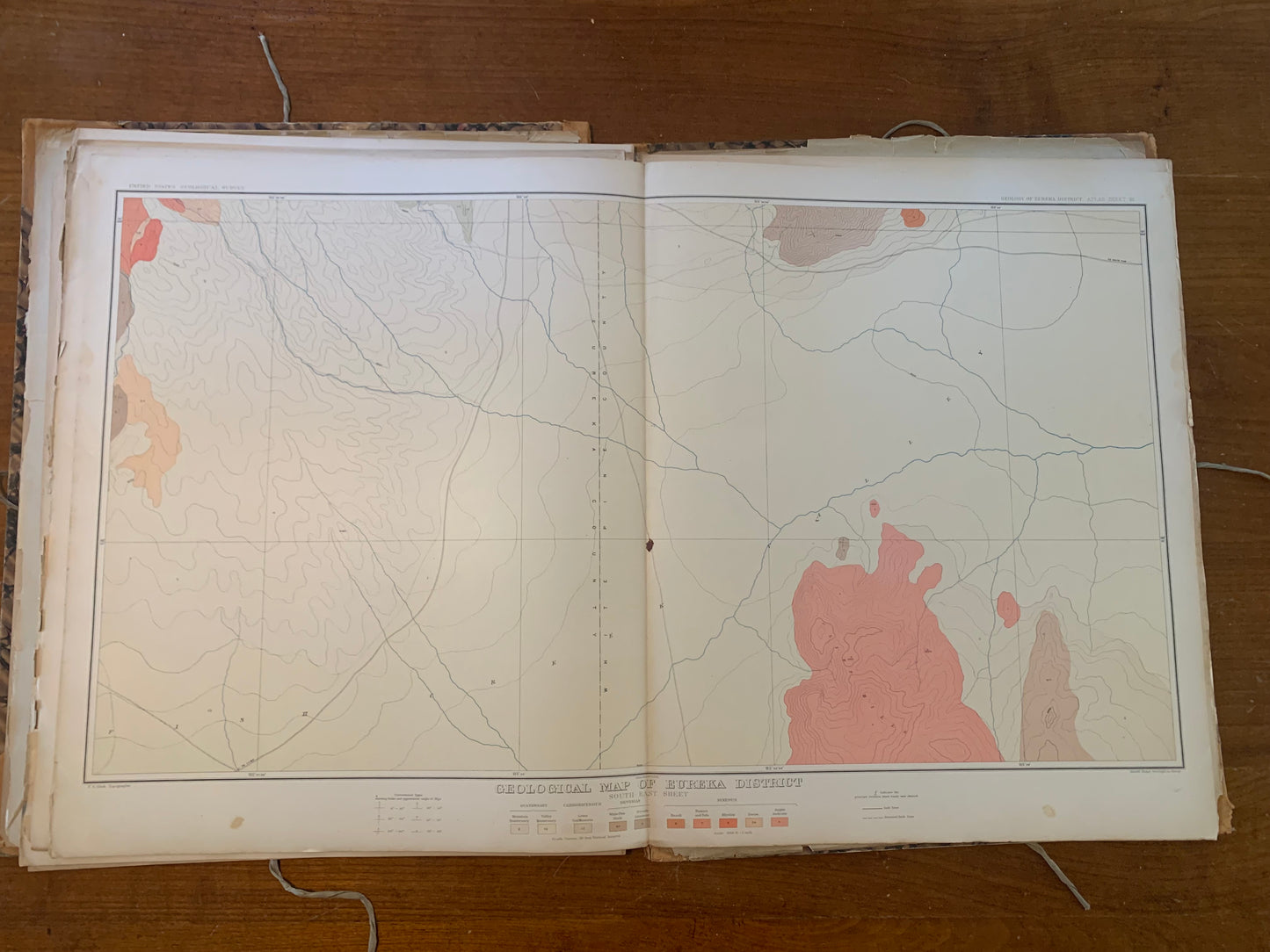 Atlas to Accompany the Monograph on the Geology of the Eureka District Nevada, 1883