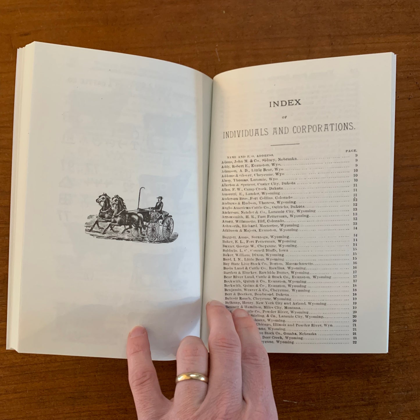 1887 Brand Book Published by the Wyoming Stock Growers Association FACSIMILE