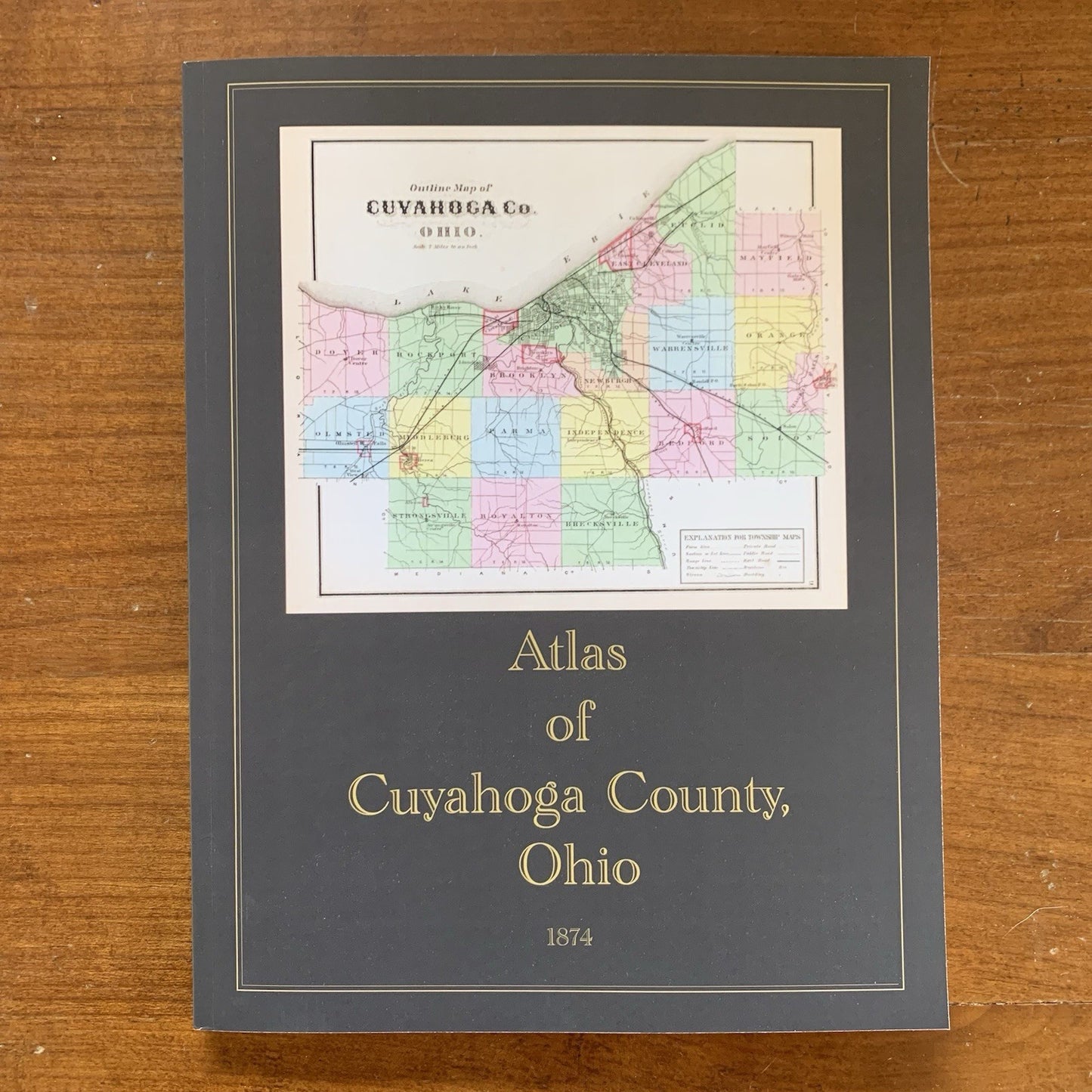 1874 Atlas of Cuyahoga County, Ohio / Cleveland Facsimile