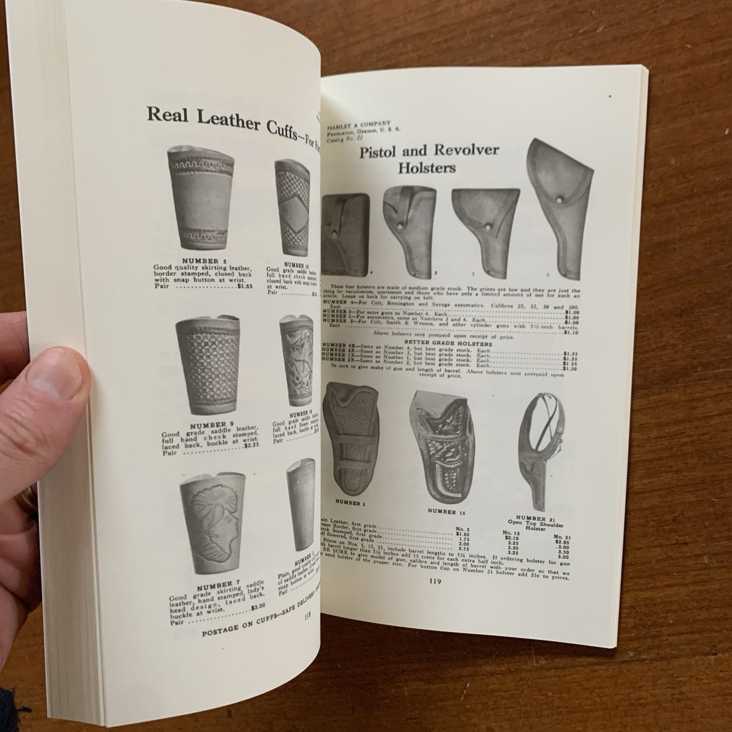 1922 Hamley & Company Saddles Catalog No. 22 Cowboy Outfitters Facsimile