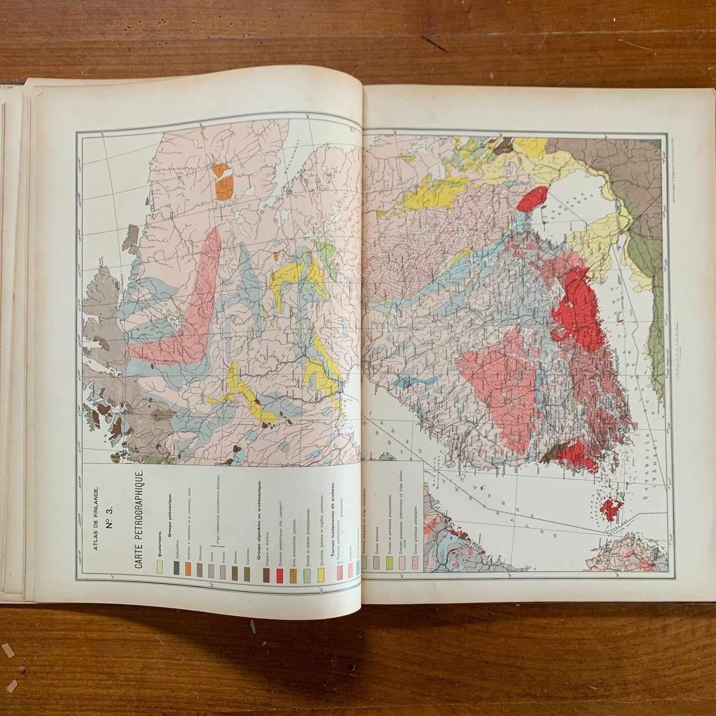 1899 Atlas de Finlande Finland National Atlas 32 Color Maps Helsingfors Tilgmann