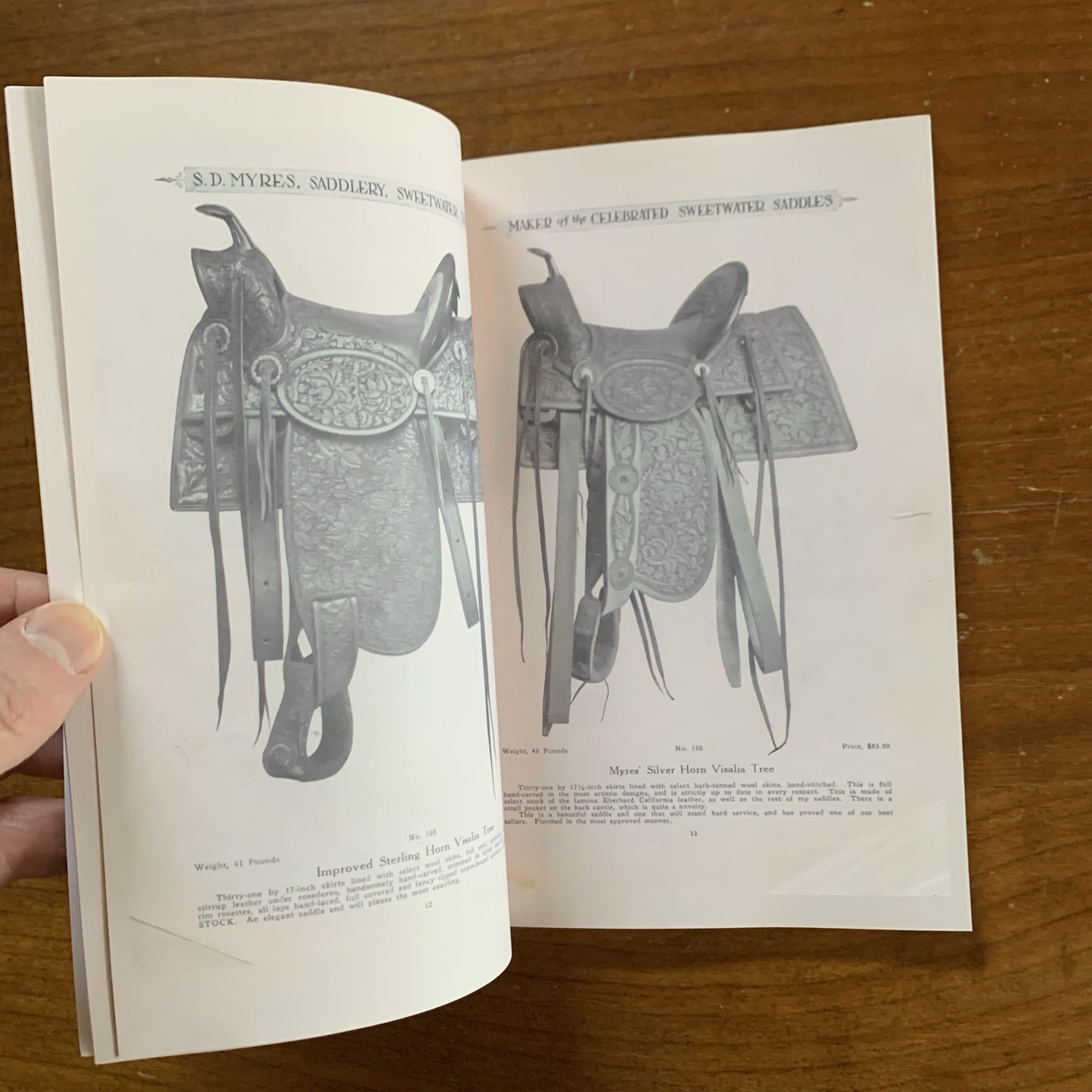 S. D. Myres Saddle Company Catalog, 1916 / Facsimile