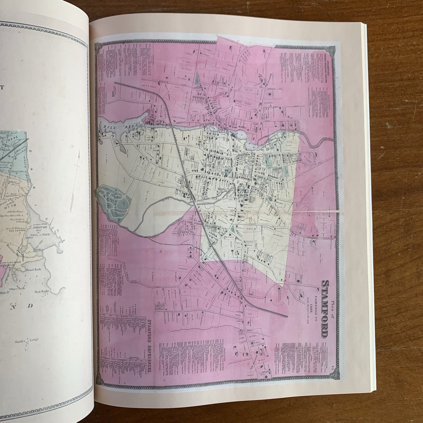 1867 Atlas Of New York And Vicinity - F.W. Beers - Connecticut Edition Facsimile