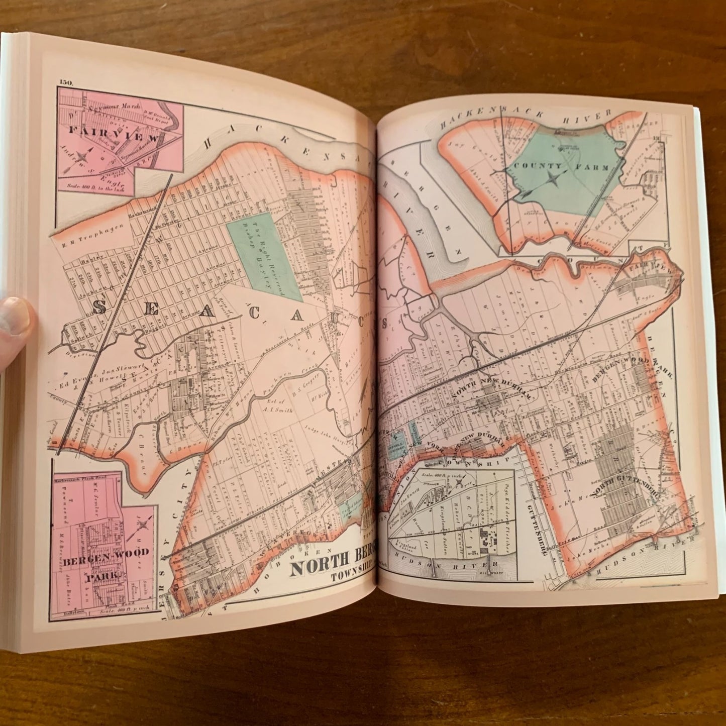 1873 Combined Atlas Of The State Of New Jersey and the County Hudson - Facsimile