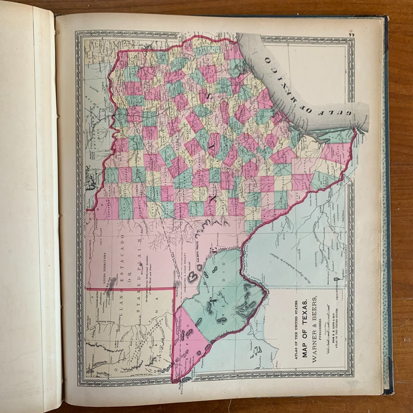 1872 Atlas of Whiteside County and the State of Illinois Morrison Sterling Maps