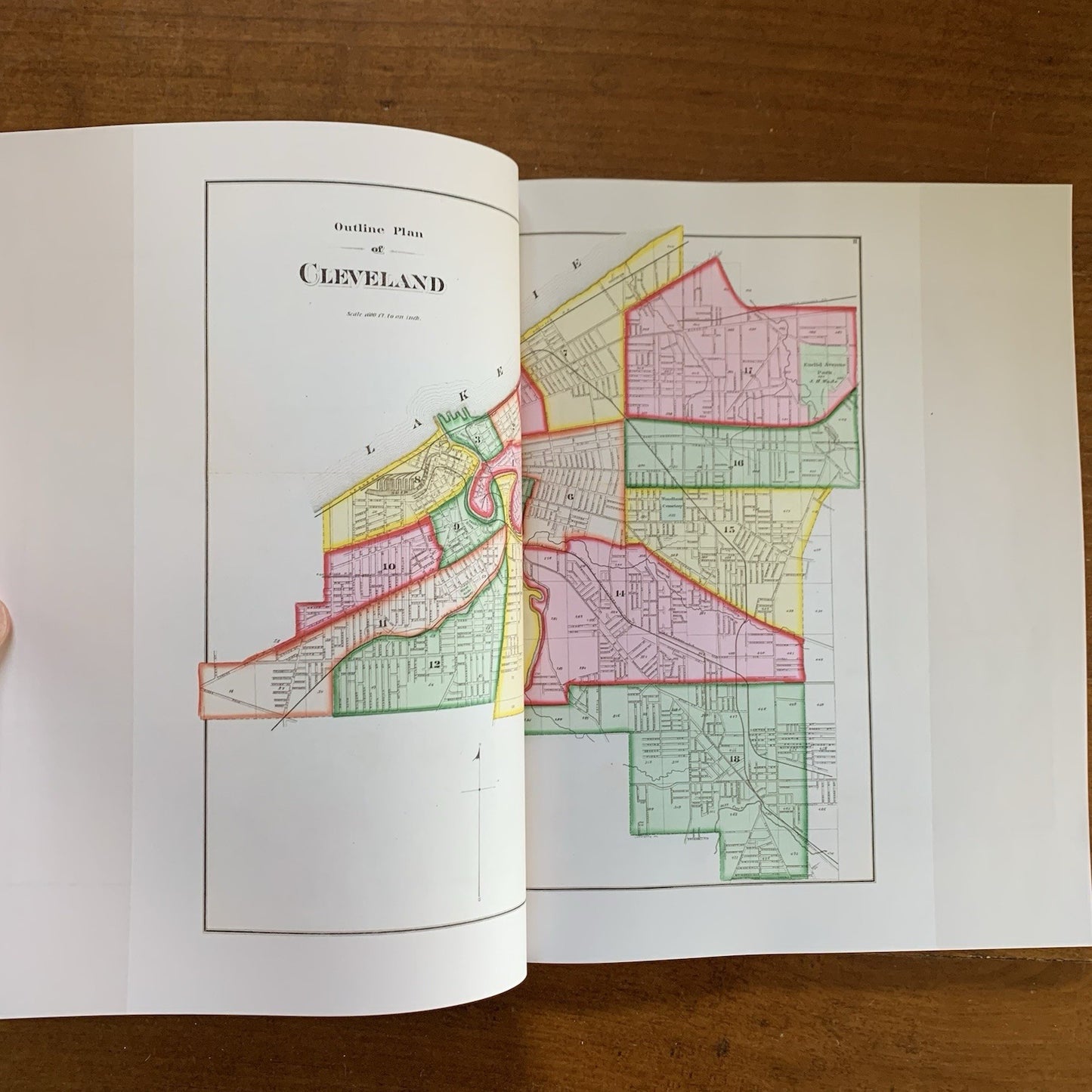 1874 Atlas of Cuyahoga County, Ohio / Cleveland Facsimile