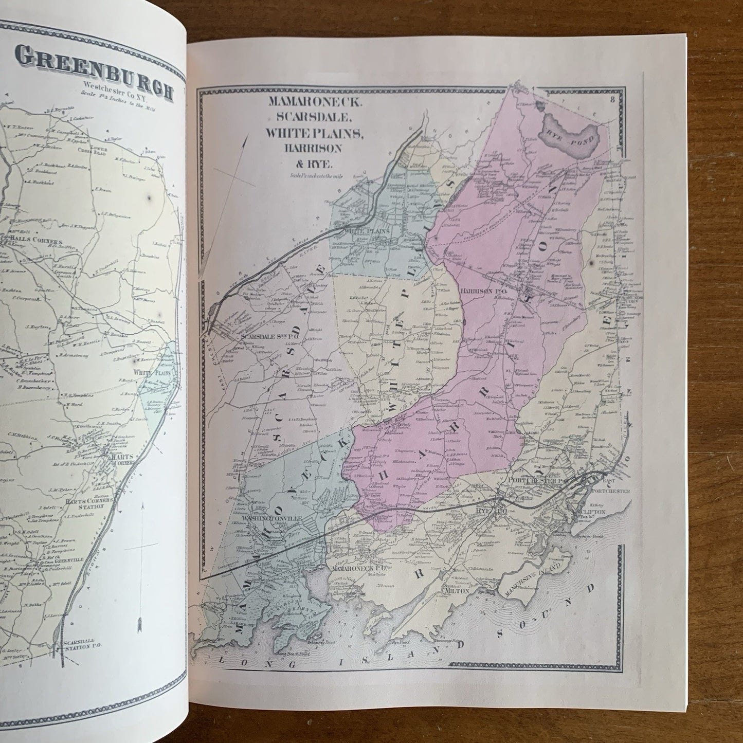 1867 Atlas Of New York And Vicinity - F.W. Beers - Connecticut Edition Facsimile