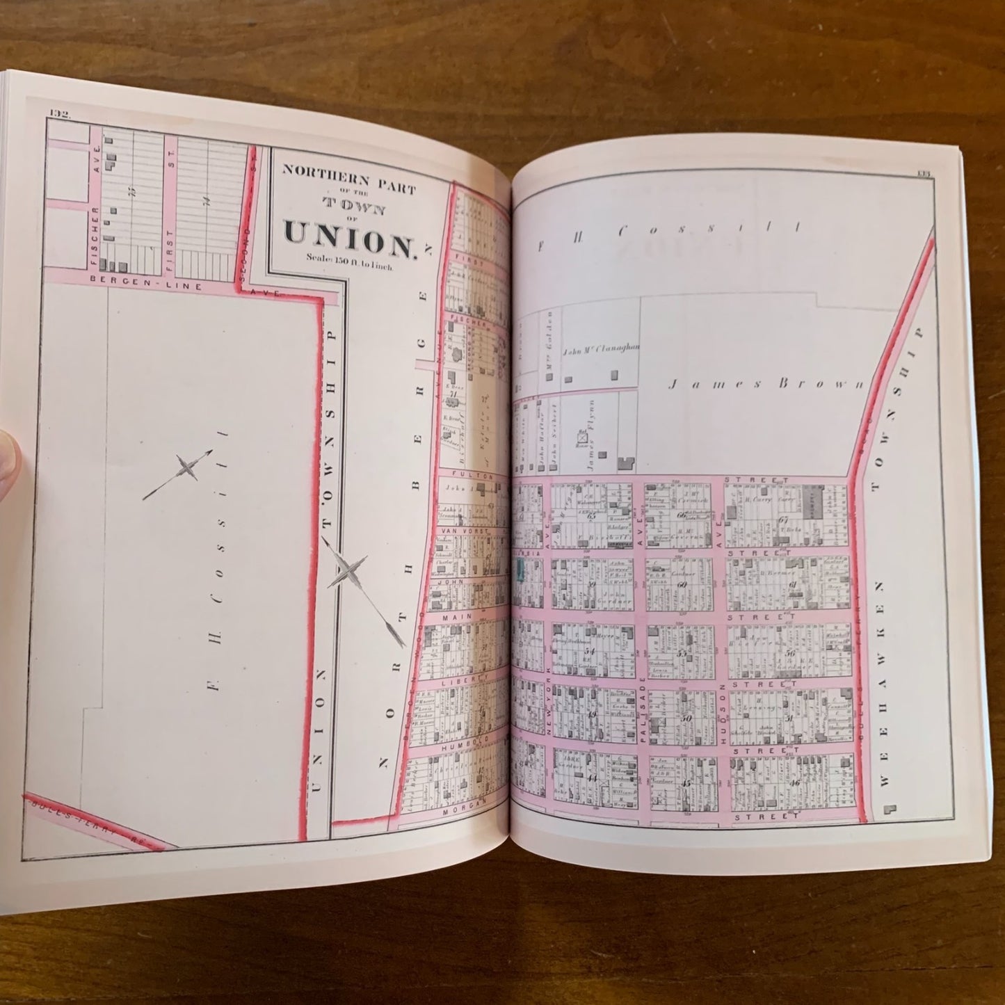 1873 Combined Atlas Of The State Of New Jersey and the County Hudson - Facsimile