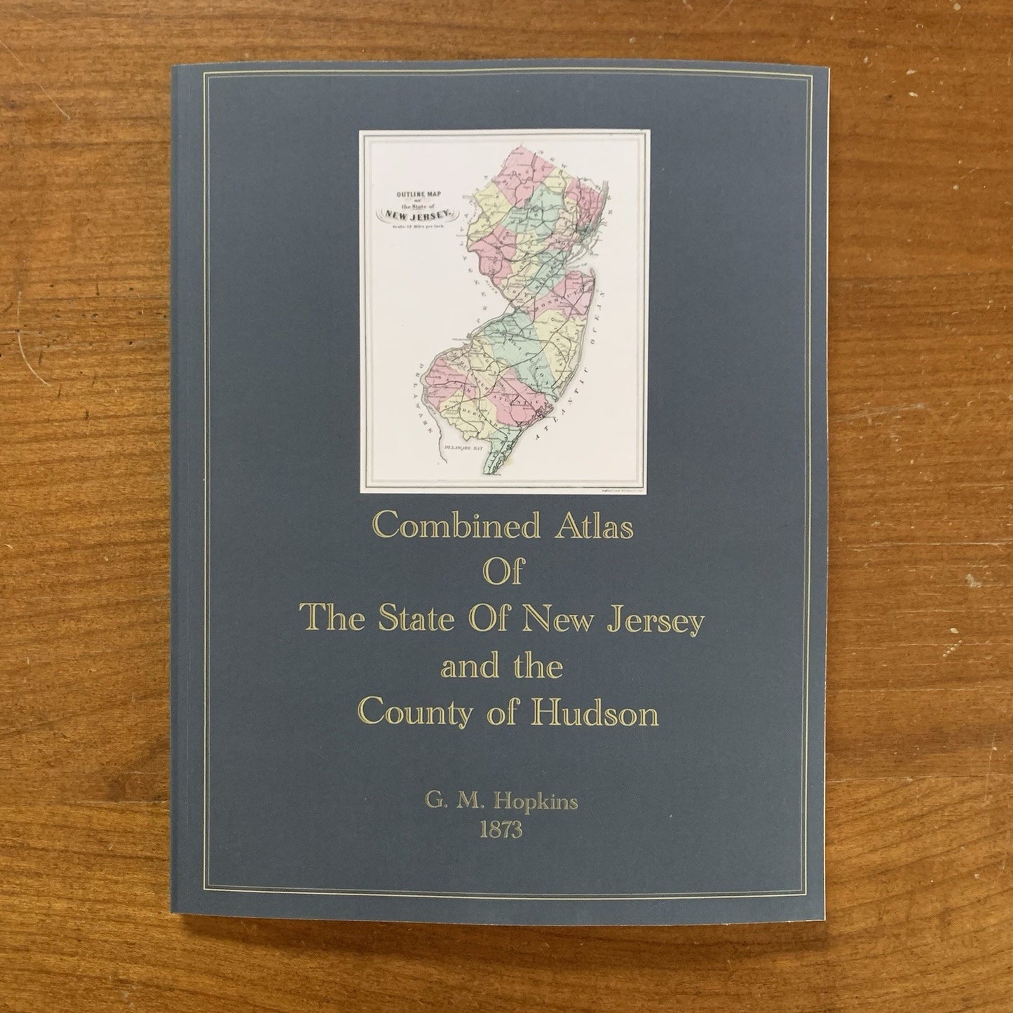 1873 Combined Atlas Of The State Of New Jersey and the County Hudson - Facsimile